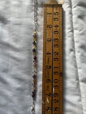 Adjustable super seven bracelet
